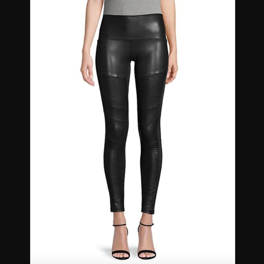 Bagatelle Faux Leather Moto Legging